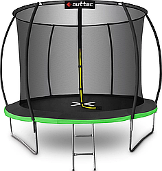 Батут OUTTEC 8FT Pumpkin чорно-зелений