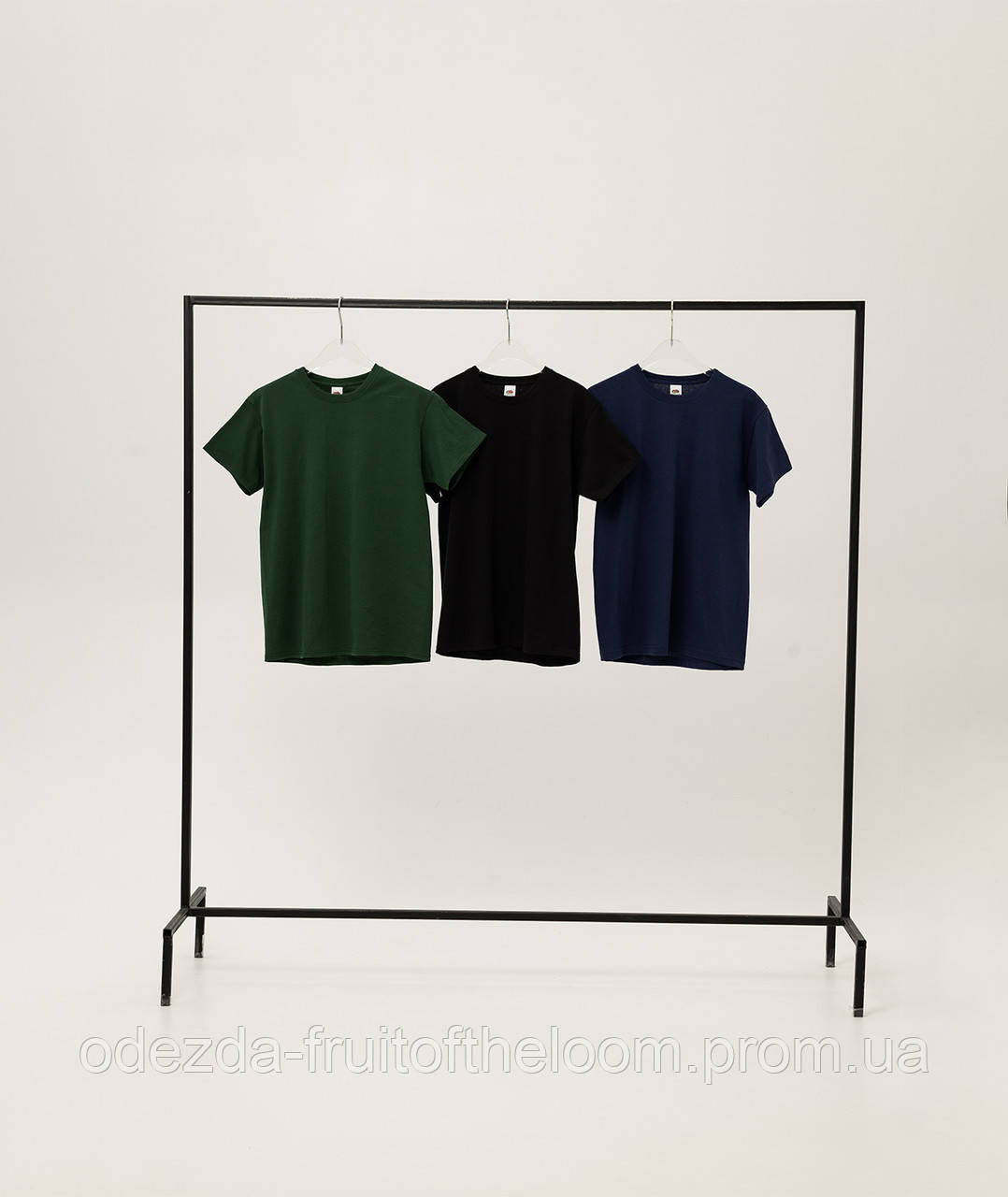 Темно-Зелений Комплект дитячих футболок бавовняних, 3 шт