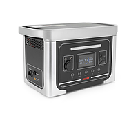 1кВт переносна зарядна станція Must EM181-EM1024S АКБ 1,28кВт/г LiFePO4 LCD MPPT