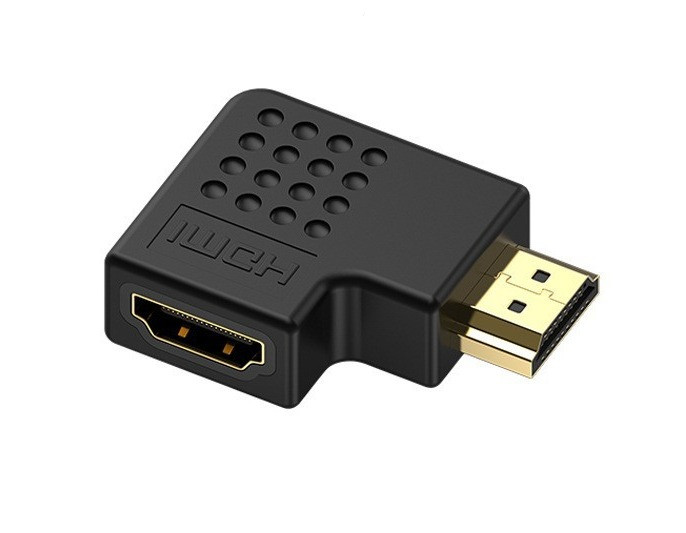 Кутовий перехідник HDMI тато/мама. Правий кут