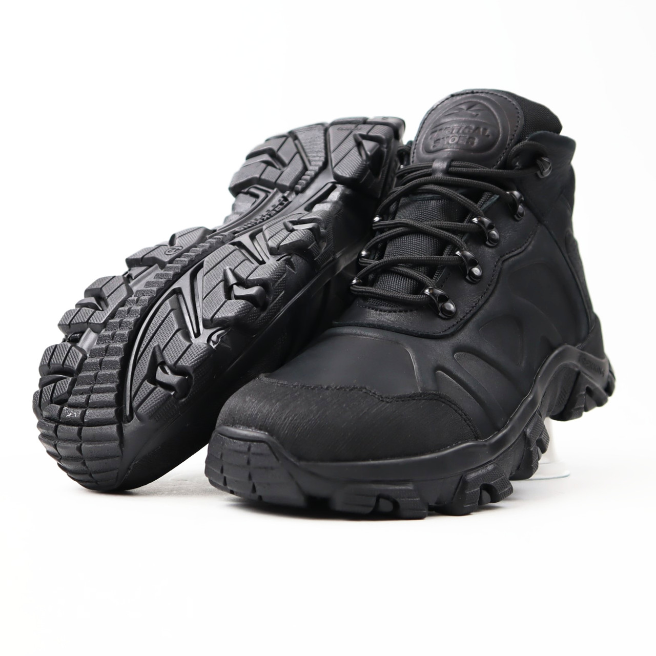 Черевики демісезонні «VENA» шкіряні TACTICAL CORDURA 1000D Black 40 розмір арт. 1165b-demi-40