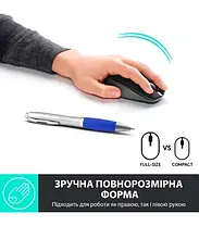 Миша бездротова Logitech M190 Wireless Charcoal, фото 5