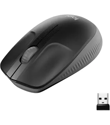 Миша бездротова Logitech M190 Wireless Charcoal, фото 1