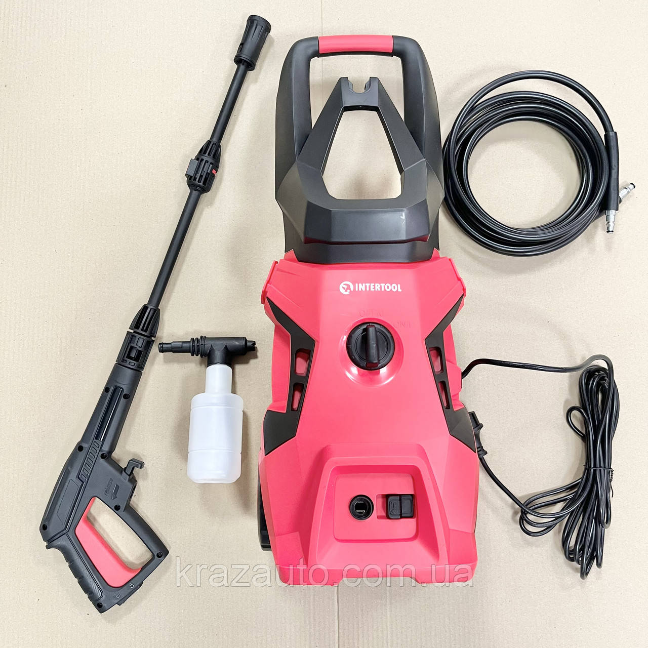 Мийка високого тиску 1600 Вт, ном. 6 л/хв, макс. 7 л/хв, 90-130бар INTERTOOL DT-1515