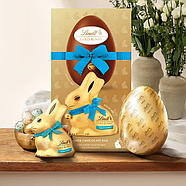 Великодне яйце Lindt Gold bunny солона карамель 195г., фото 4