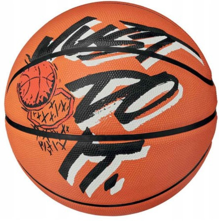 М'яч баскетбольний Nike EVERYDAY PLAYGROUND 8P GRAPHIC DEFLATED AMBER/WHITE/BLACK/BLACK size 5 original Акція