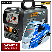 Інверторний зварювальний апарат Procraft industrial RWI320 New і Маска Procraft SHP100-90
