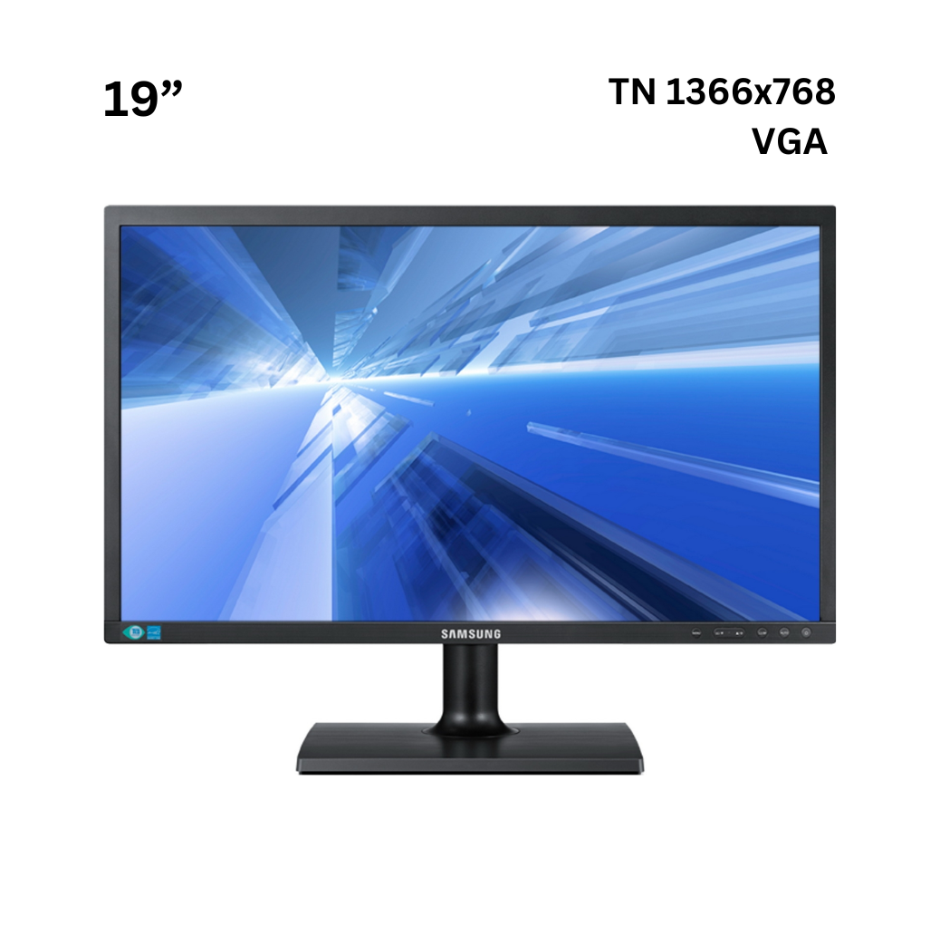 Монітор 19" Samsung S19C200NY/TN 1366x768/VGA Б/В
