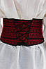 Жіночий пояс з орнаментом, червоний, фото 7