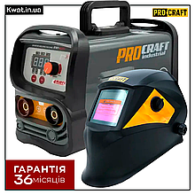 Інверторний зварювальний апарат Procraft industrial RWI320 New і Маска Procraft SHP90-30 NEW