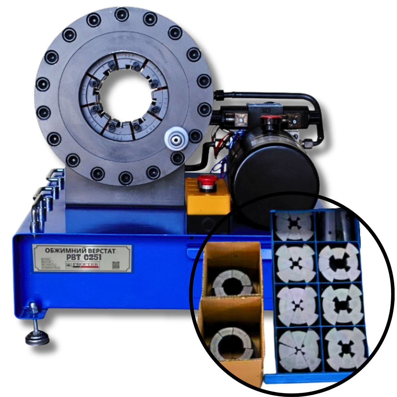 Мобільний обжимний прес для виготовлення РВТ Profter CZ51 (6-51мм. 600т.) 12-24 V