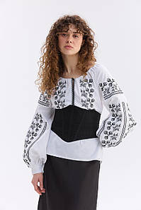 Жіночий пояс з орнаментом, чорний