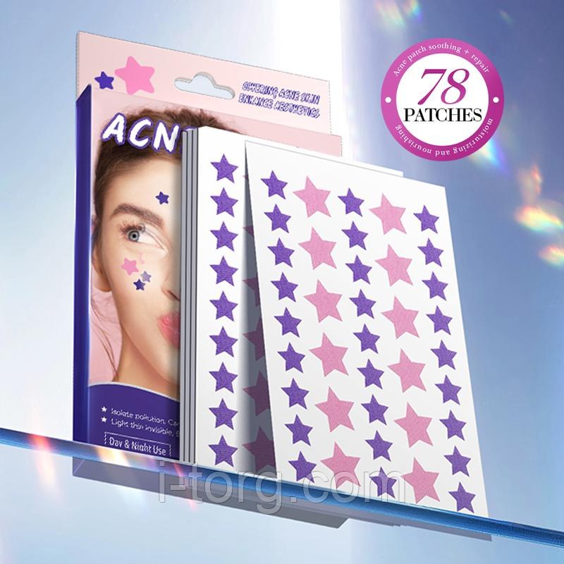 Патчі проти акне Sadoer Acne Patch, 78шт\уп.