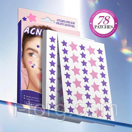 Патчі проти акне Sadoer Acne Patch, 78шт\уп., фото 1