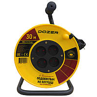 Подовжувач на котушці DOZER б/з 30м(2*1,5)