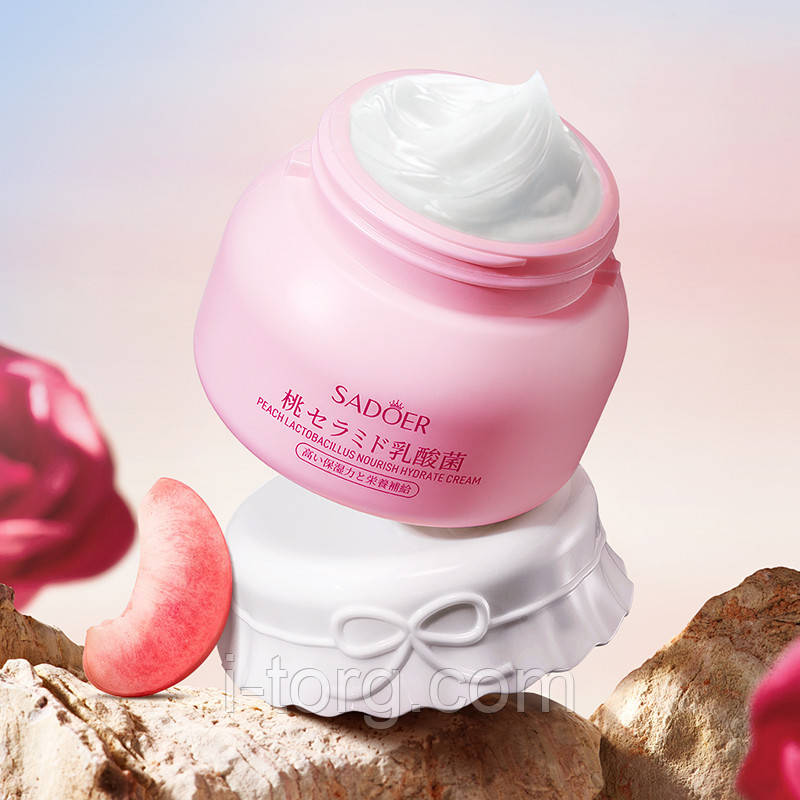 Крем, що відновлює Sadoer Peach Lactobacillus Nourish Repair, 120 г.