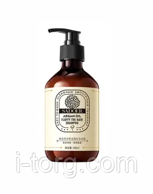 Шампунь для волосся з аргановим маслом Sadoer, 350 мл., фото 1