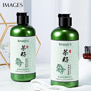 Шампунь для жирного волосся з екстрактом насіння чаю IMAGES TEA SEED REFRESHING SHAMPOO, 300 мл., фото 3