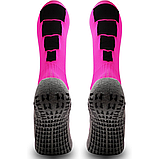 Гетри футбольні, ігрові, тренувальні, спортивні з антиковзаючим покриттям рожеві ,розмір L, фото 5