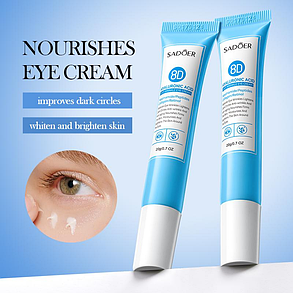 Крем для шкіри навколо очей Sadoer 8D Hyaluronic Acid Anti-Wrinkle Eye Cream з гіалуроновою кислотою, 20 г., фото 3