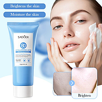 Пінка для вмивання Sadoer 8D Hyaluronic Acid Anti-Wrinkle Cleanser з гіалуроновою кислотою, 100 г., фото 4