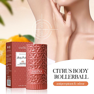 Натуральний роликовий дезодорант із цитрусовим ароматом Sadoer, 40 мл., фото 2