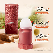 Натуральний роликовий дезодорант із цитрусовим ароматом Sadoer, 40 мл., фото 3