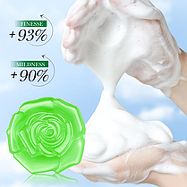 Парфумоване мило натуральне Sadoer Aloe Oil Soap, 100 г., фото 4