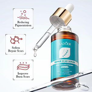 Сироватка від шрамів та рубців Sadoer, 40 мл., фото 2