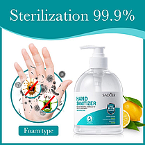 Санітайзер для рук Sadoer Hand Sanitizer, 500мл., фото 3