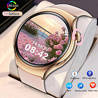 Smart watch смарт часы c NFC и GPS для iPhone Android ultra mini gold с Bluetooth женские умные со звонком