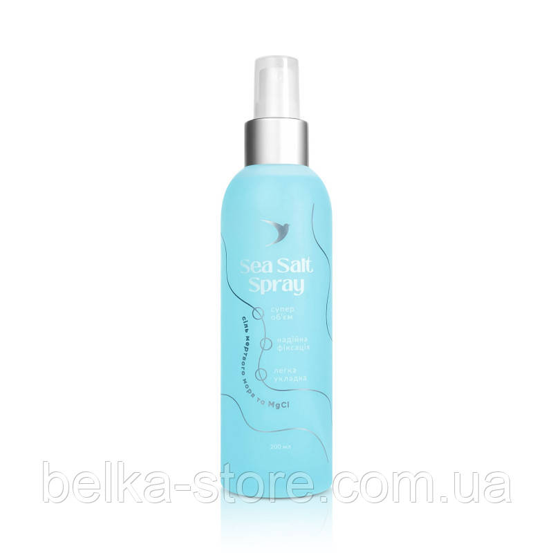 Спрей для волосся текстуруючий з сіллю Мертвого моря та MgCl Soika 200 мл, фото 1