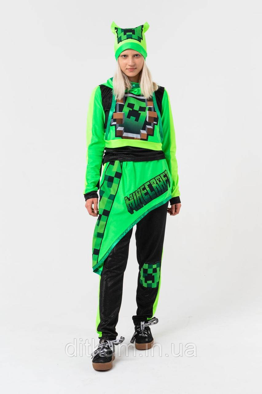 Кріпер Дівчинка «Minecraft» карнавальний костюм для аніматорів, фото 1