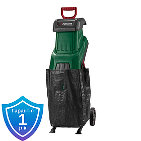 Подрібнювач гілок садовий PARKSIDE PMH 2400 A1 2400 Вт 45 мм