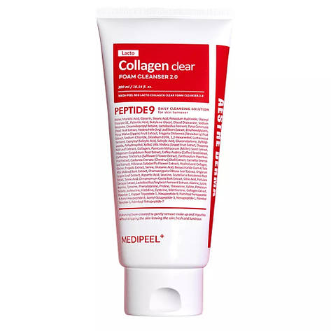 Пінка для вмивання Medi-Peel Red Lacto Collagen Clear, 300 мл (340975), фото 1