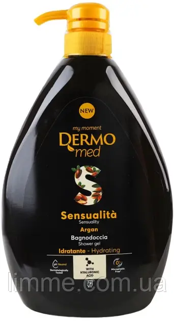 Гель для душу та ванни DermoMed Shower Gel Argan Oil 1 л.