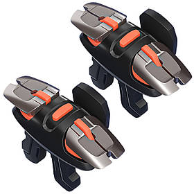 Ігрові тригери G6 на 4 кнопки для гри в 6 пальців для телефона PUBG Standoff 2 COD Mobile Arena Breakout