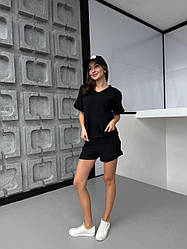 Жіночий костюм Hawaii з шортами, чорний