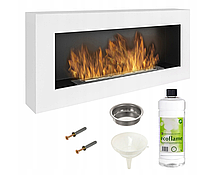 Біокамін 900 X 400 білий мат 6892