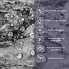 Стінова самоклеюча РЕТ плитка Сірий з білим мармур 600*300*2 mm, фото 2