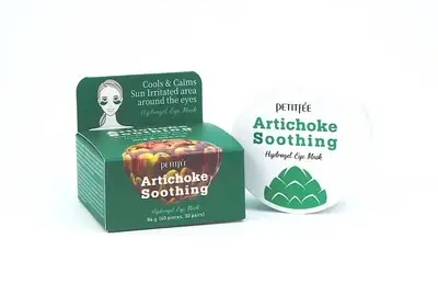 Гідрогелеві патчі для очей Petitfee Artichoke Soothing Hydrogel Eye Mask Артишок 60 шт (850559), фото 1