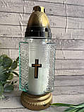 Лампадка із скла та якісного пластику ,висотою 21 см, фото 3