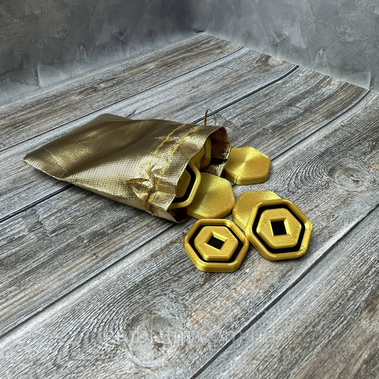 Сувенірні монетки з гри Roblox 15 штук у мішечку