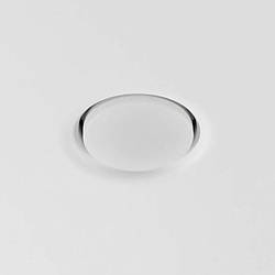Вбудований світильник Luminaria СВ53 R105 GX53 білий безрамковий 220V IP20 105*34,5мм для натяжних стель