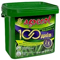 Агрікол 100 днів для газону 21.5.8 відро 5 кг AGRECOL