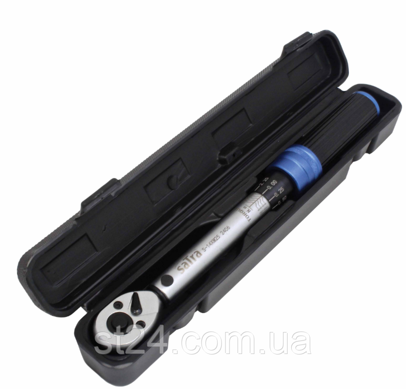 Ключ динамометричний 1/4" 5-25 Нм SATRA S-14XM25