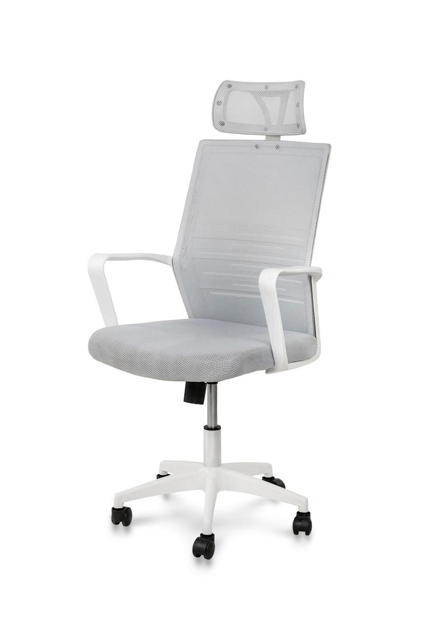 Стілець комп'ютерний Зум (світло-сірий), фото 1