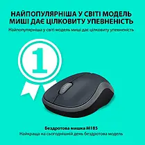 Миша Logitech M185 Wireless, фото 4