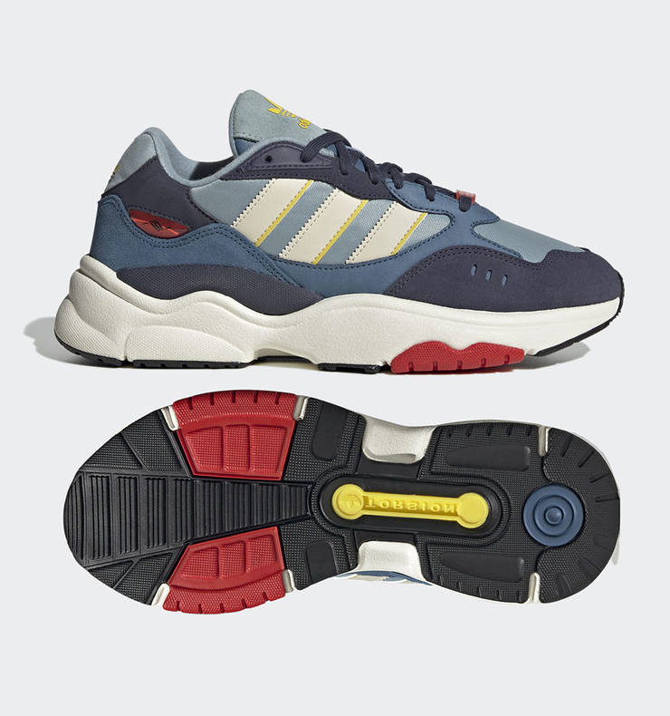 Кросівки чоловічі Adidas Retropy F90 Blue/Navi/Aluminium, фото 1