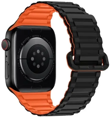 Ремінець Hoco WA06 Apple Watch 42/44/45/49mm Flexible Magnetic Silicone, фото 2